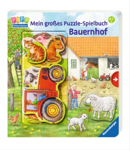 Ravensburger® Bücher - Puzzle-Spielbuch Bauernhof