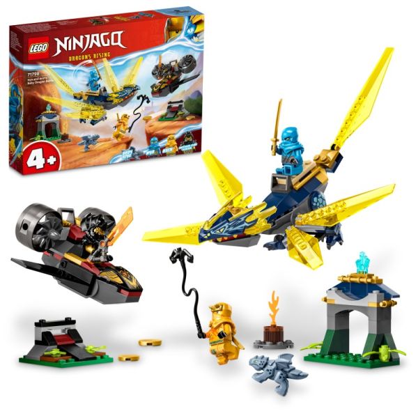 LEGO® NINJAGO® - Duell zwischen Nya und Arins Babydrachen, seltenes Set