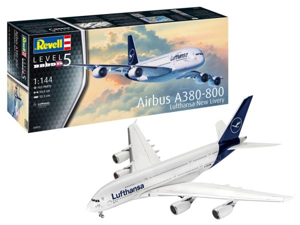 Revell Modellbau - Airbus A380-800 Lufthansa New Li