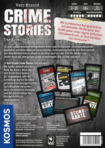 Kosmos Spiele - Veit Etzold: Crime Stories