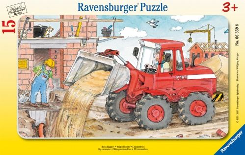 Ravensburger® Puzzle - Mein Bagger 15T.,