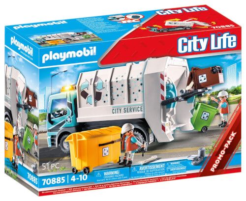 PLAYMOBIL® City Life - Müllfahrzeug mit Blinklicht