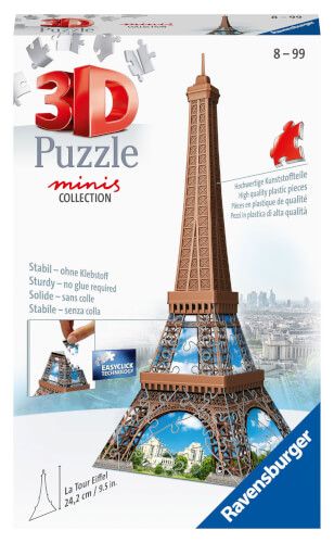 Ravensburger® 3D Puzzle Mini - Eiffelturm, 54 Teile