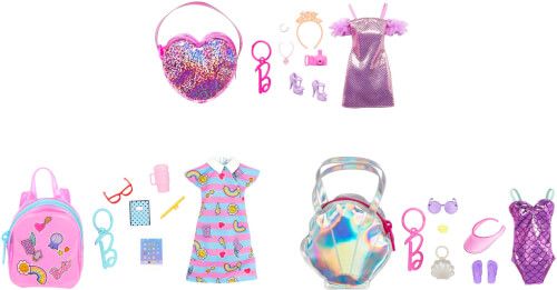 Barbie® - Fashion Kleidung und Deluxe-Tasche mit Zubehör, sortiert