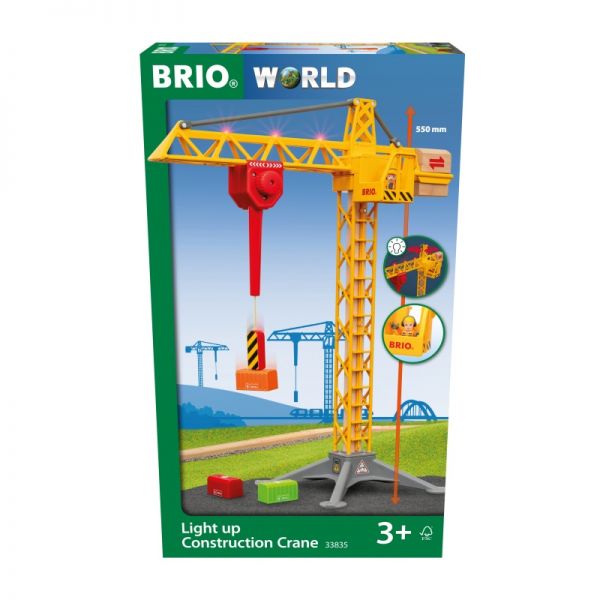 BRIO® World - Großer Baukran mit Licht