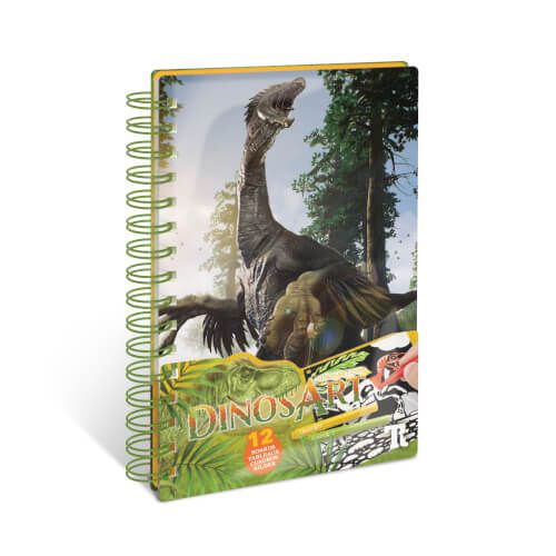 DinosArt™ - Kleines Kreativbuch Samtkunst