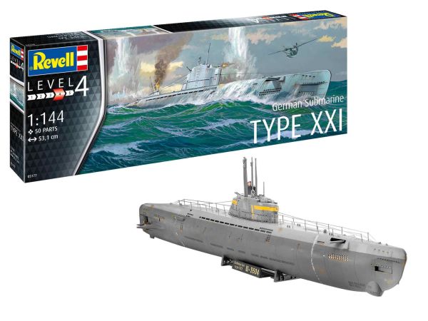 Revell Modellbau - German Submarine Type XXI