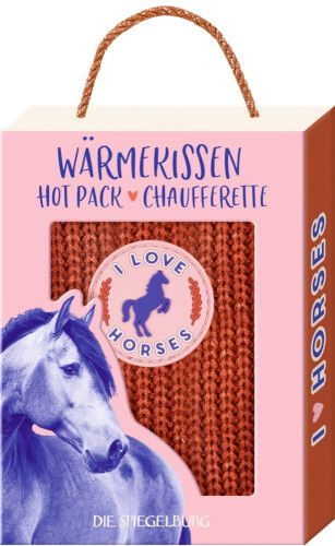 I LOVE HORSES - Wärmekissen College, sortiert (1 Stück)