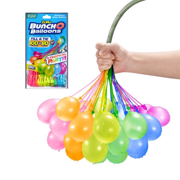 ZURU Bunch O Balloons - 100+ Wasserballons Tropical Party