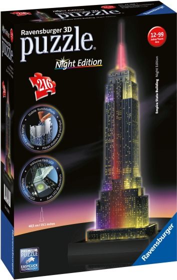 Ravensburger® 3D Puzzle - Empire State Building Night Editio