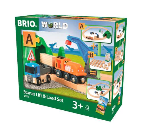 BRIO® World - Starterset Güterzug mit Kran