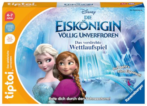 Ravensburger® tiptoi® Disney® Die Eiskönigin - Völlig Unverfroren: Das verdrehte Wettlauf