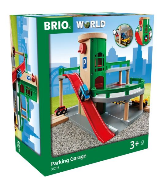 BRIO® World - Parkhaus, Straßen & Schienen