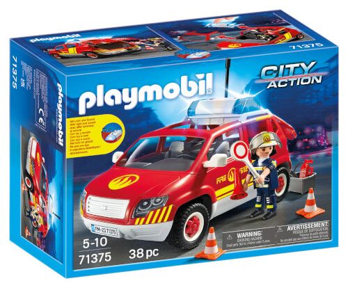 PLAYMOBIL® City Action - Brandmeisterfahrzeug mit Licht und Sound