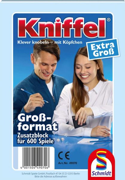 Schmidt Spiele - Großer Kniffelblock