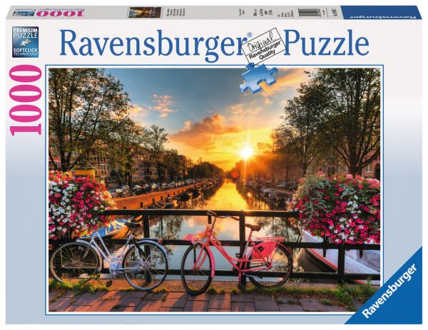 Ravensburger® Puzzle - Fahrräder in Amsterdam, 1000 Teile