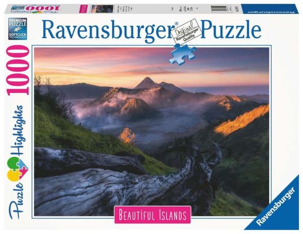 Ravensburger® Puzzle Beautiful Islands - Stratovulkan Bromo, Indonesien, 1000 Teile