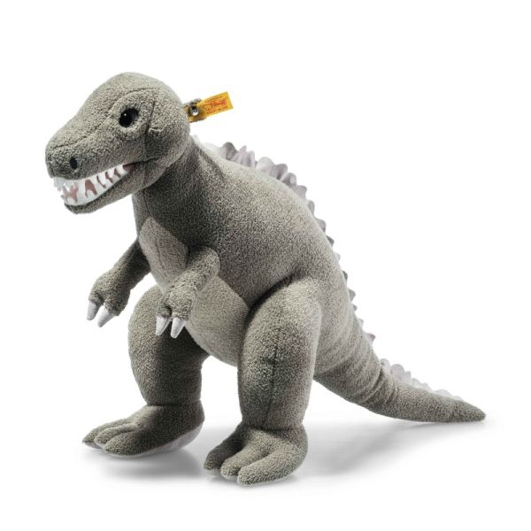 Steiff Soft Cuddly Friends - Thaisen T-Rex Dino 45 cm, grau