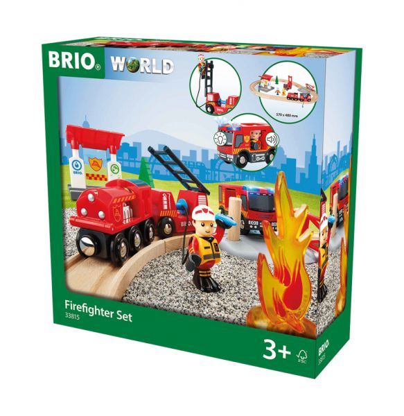 BRIO - Bahn Feuerwehrset