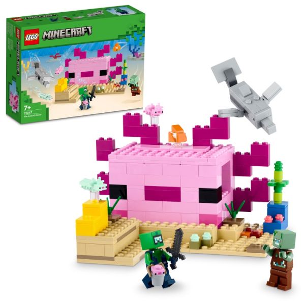 LEGO® Minecraft™ - Das Axolotl-Haus