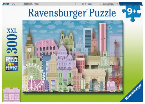 Ravensburger® Kinderpuzzle XXL - Buntes Europa, 300 Teile