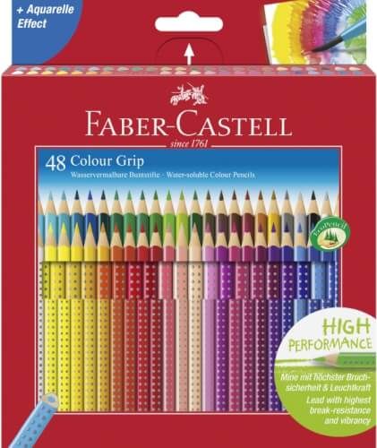 Faber-Castell - Buntstifte Colour Grip, 48er Set