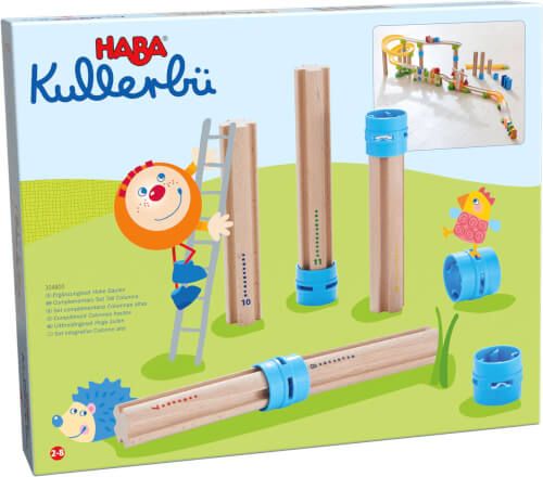 HABA Kugelbahn Kullerbü - Ergänzungsset Hohe Säulen