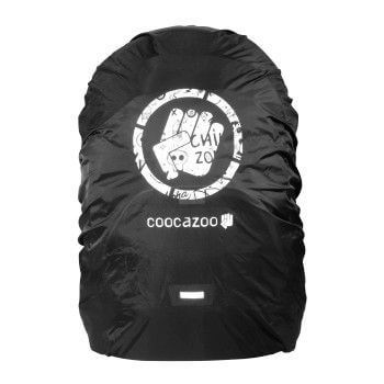 Coocazoo - Regenhülle WeeperKeeper, Black-Reflect