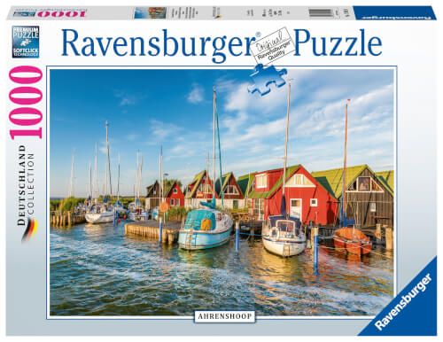 Ravensburger® Puzzle - Romantische Hafenwelt von Ahrenshoop, 1000 Teile
