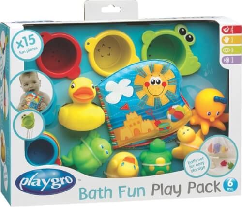 Playgro - Badespielzeug-Geschenkset, 15-teilig