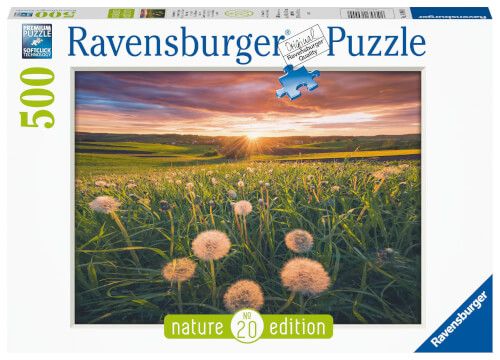 Ravensburger® Puzzle - Pusteblumen im Sonnenuntergang, 500 Teile