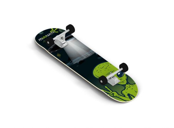 Muuwmi - Skateboard ABEC 5, Alien Design