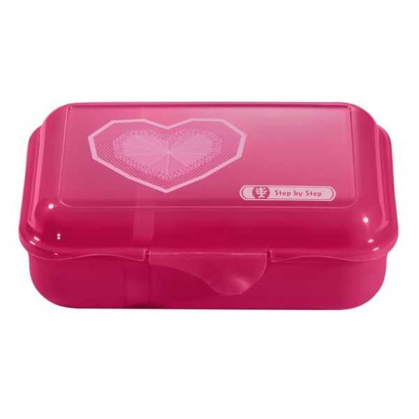 Step by Step - Lunchbox Glitter Heart, Pink