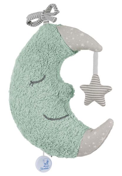 Sterntaler Mond puder grün - Spieluhr, large