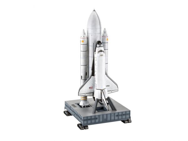 Revell Modellbau Geschenkset - Space Shuttle& Booster Rockets, 40th. Anniversary inkl. Basis-Zubehör