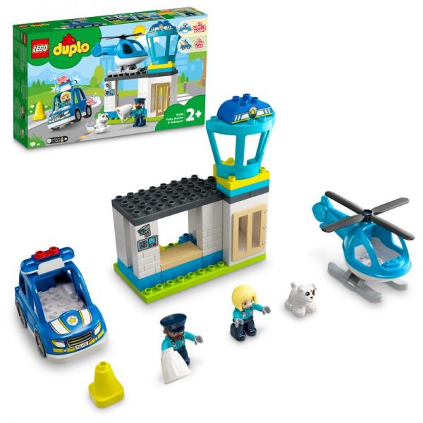 LEGO® DUPLO® - Polizeistation mit Hubschrauber