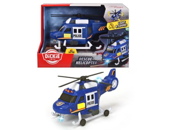 Dickie Toys - Helicopter mit Licht & Sound, 18 cm
