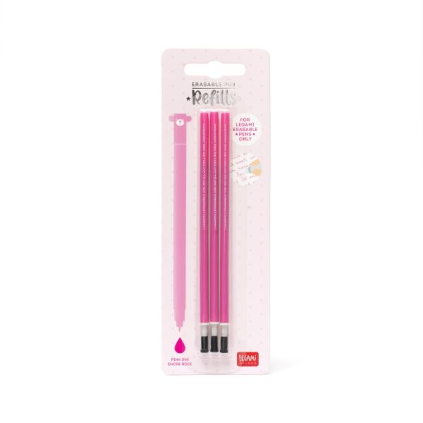 Erasable Pen Refills - Ersatzmine für löschbaren Gelstift PINK