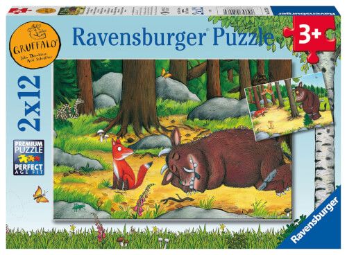 Ravensburger® Puzzle - Grüffelo 2, 2x12 Teile