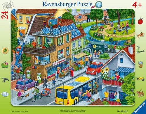 Ravensburger® Puzzle - Unsere grüne Stadt, 24 Teile