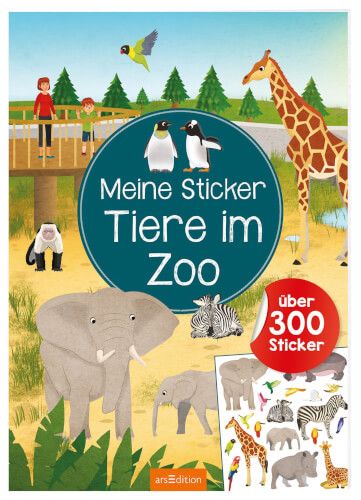 ars Edition - Meine Sticker Tiere im Zoo