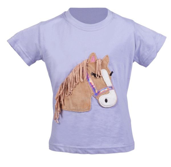 Lola Fluffy T-Shirt Gr.98/104 lavendel