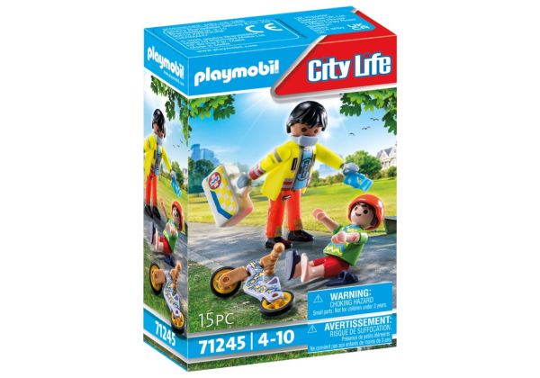 PLAYMOBIL® City Life - Sanitäter mit Patient