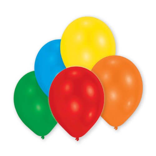 amscan® - 25 Latexballons, farblich sortiert 27,5 cm