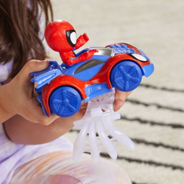 Hasbro Marvel Spidey and His Amazing Friend - Spidey Web-Flitzer Set