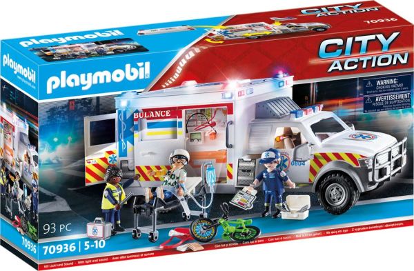 PLAYMOBIL® City Action - Rettungs-Fahrzeug: US Ambulance
