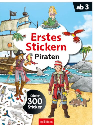 ars Edition - Erstes Stickern Piraten