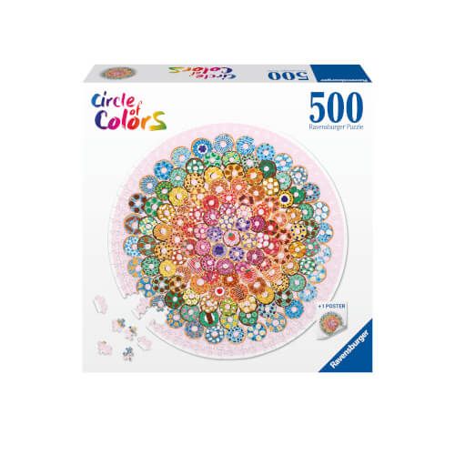 Ravensburger® Puzzle Circle of Colors - Donuts, 500 Teile