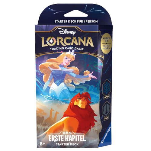 Ravensburger® Disney Lorcana Trading Card Game: Das Erste Kapitel - Starter Deck Saphir und Stahl