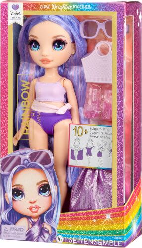 Rainbow High Swim & Style Fashion Doll - Violet (Purple)